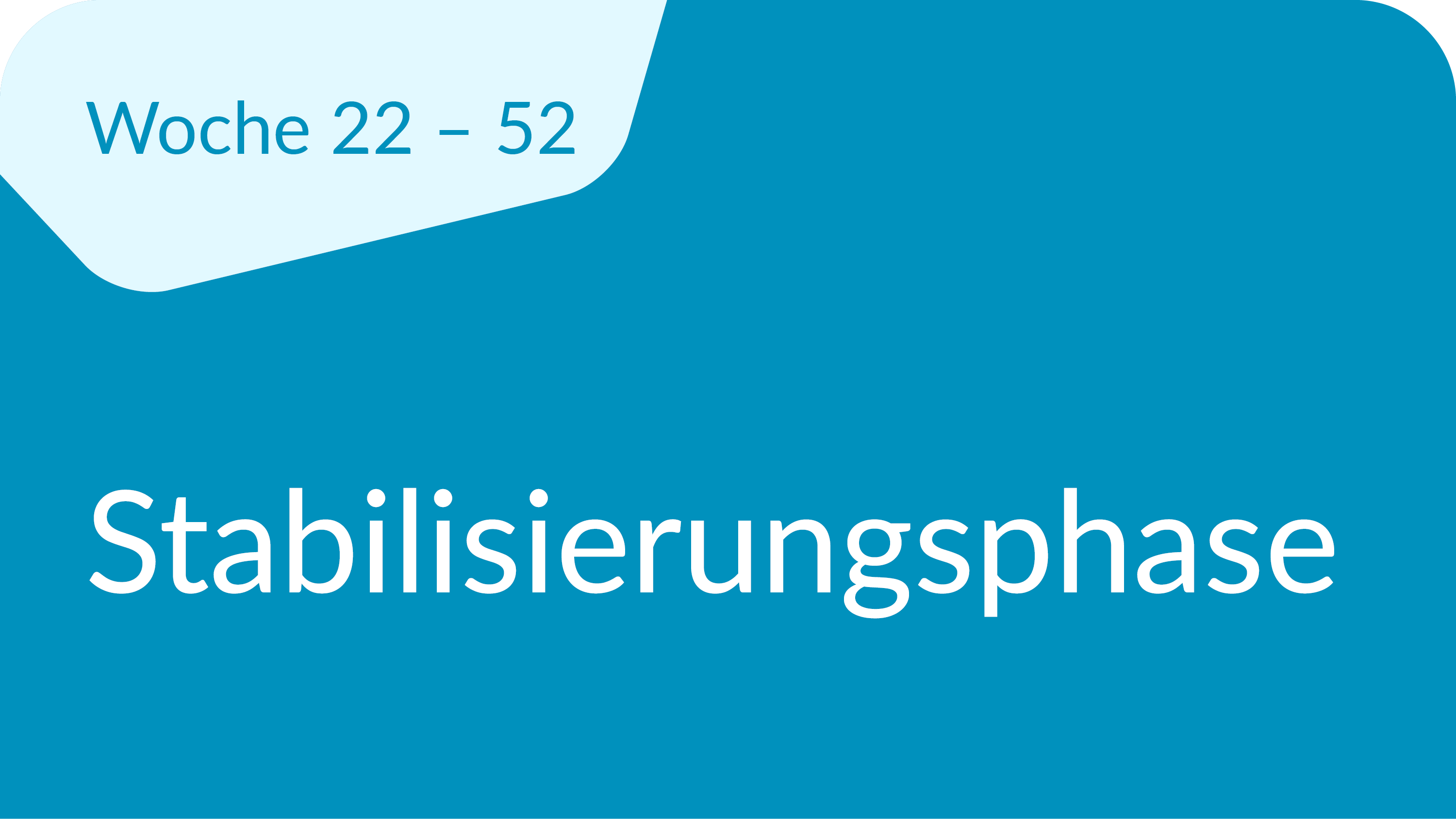 Stabilisierungsphase 22-52